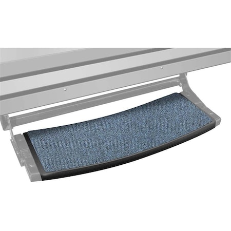 Powerhouse 22 in. Outrigger Radius RV Step Rug - Atlantic Blue PO2110037